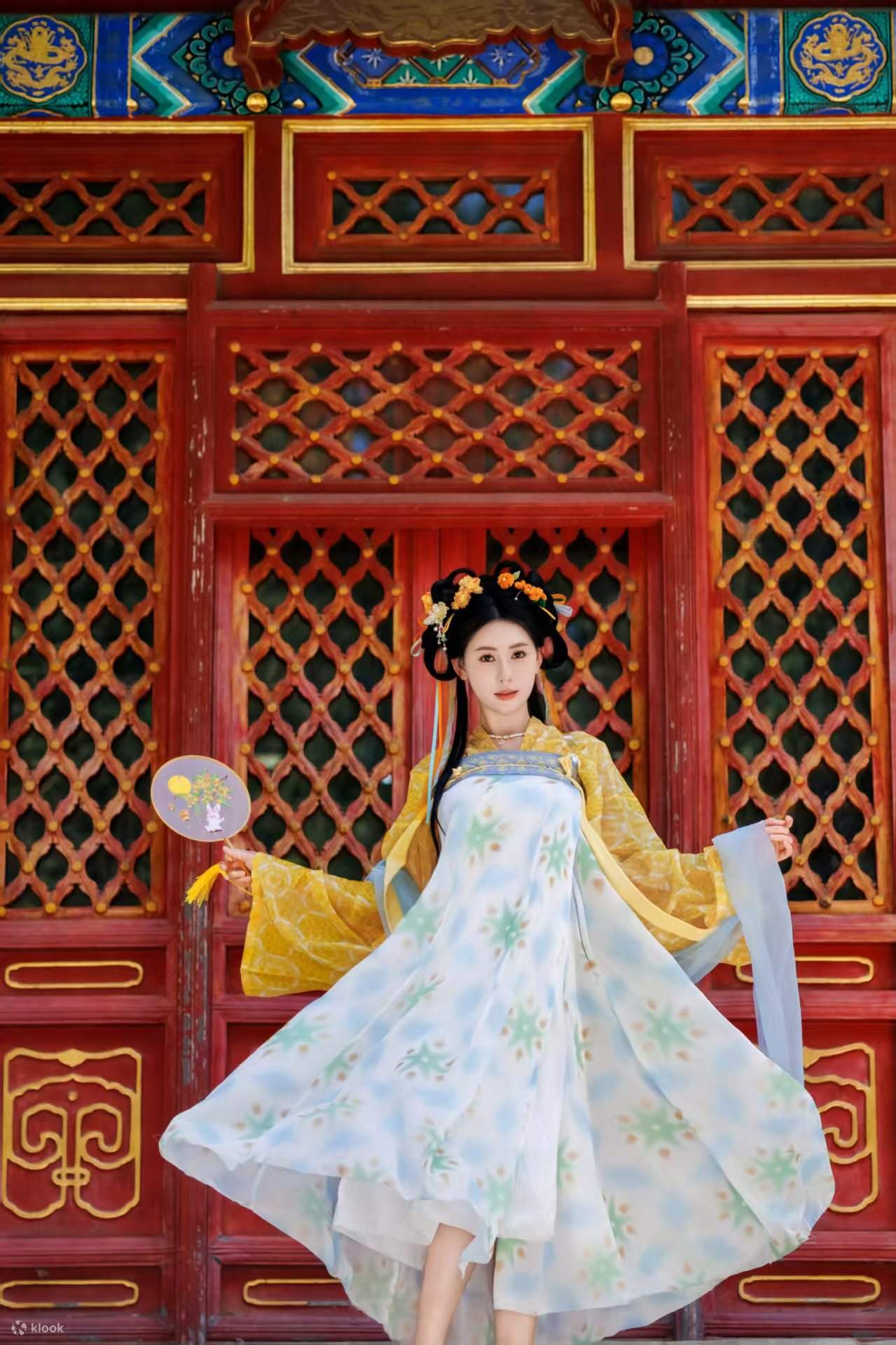 Servizio fotografico a Pechino in costume tradizionale cinese [Costumi a scelta + Trucco e acconciatura raffinati + Servizio fotografico professionale]